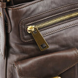 Marc Jacobs Brown Leather Multi-Pocket Shoulder Bag