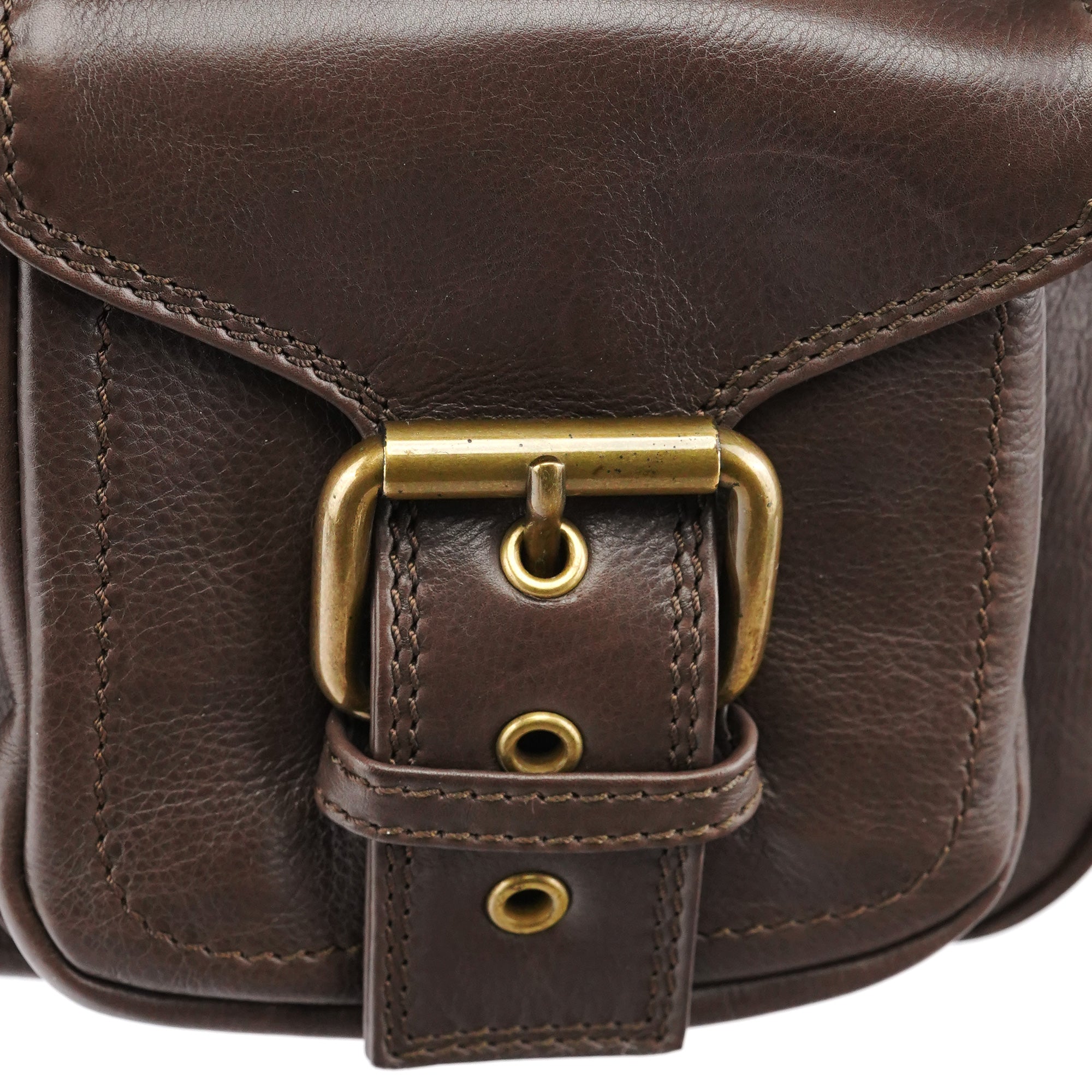 Marc Jacobs Brown Leather Multi-Pocket Shoulder Bag