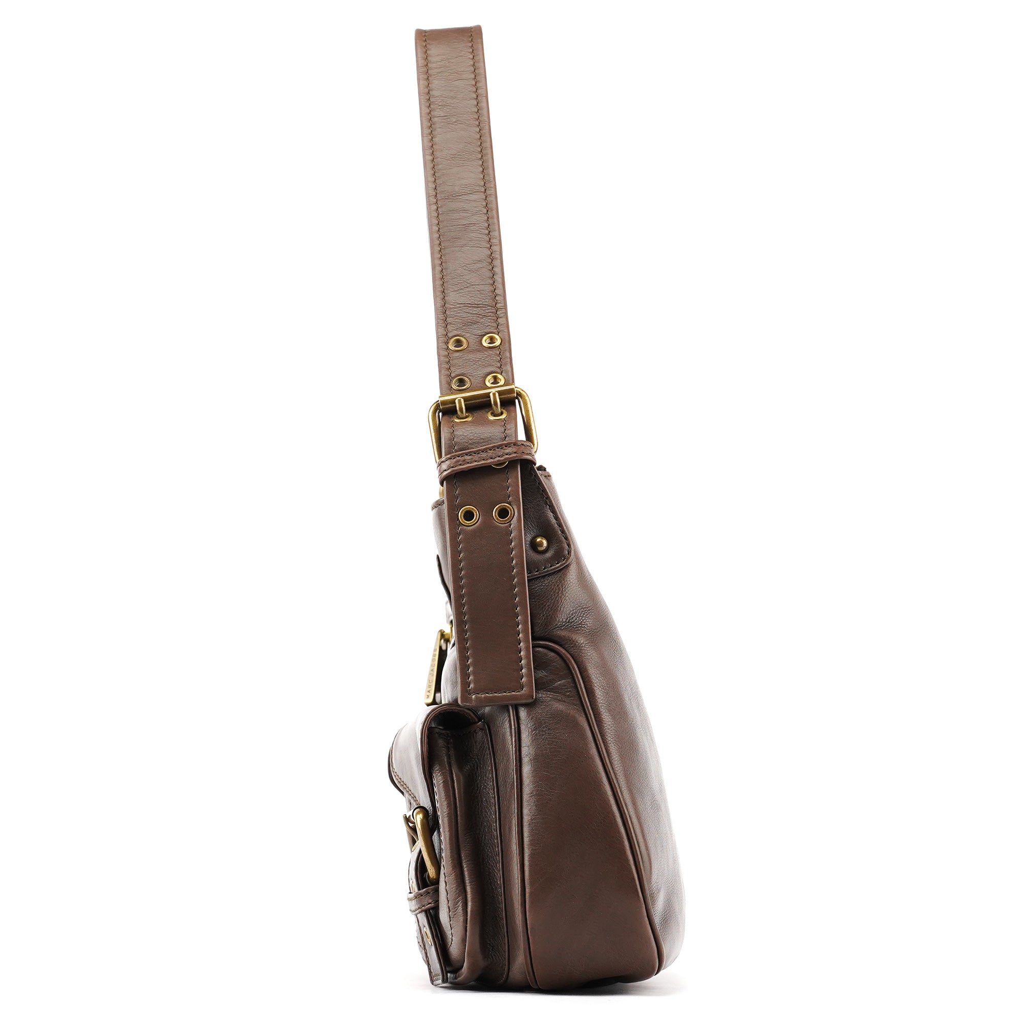 Marc Jacobs Brown Leather Multi-Pocket Shoulder Bag