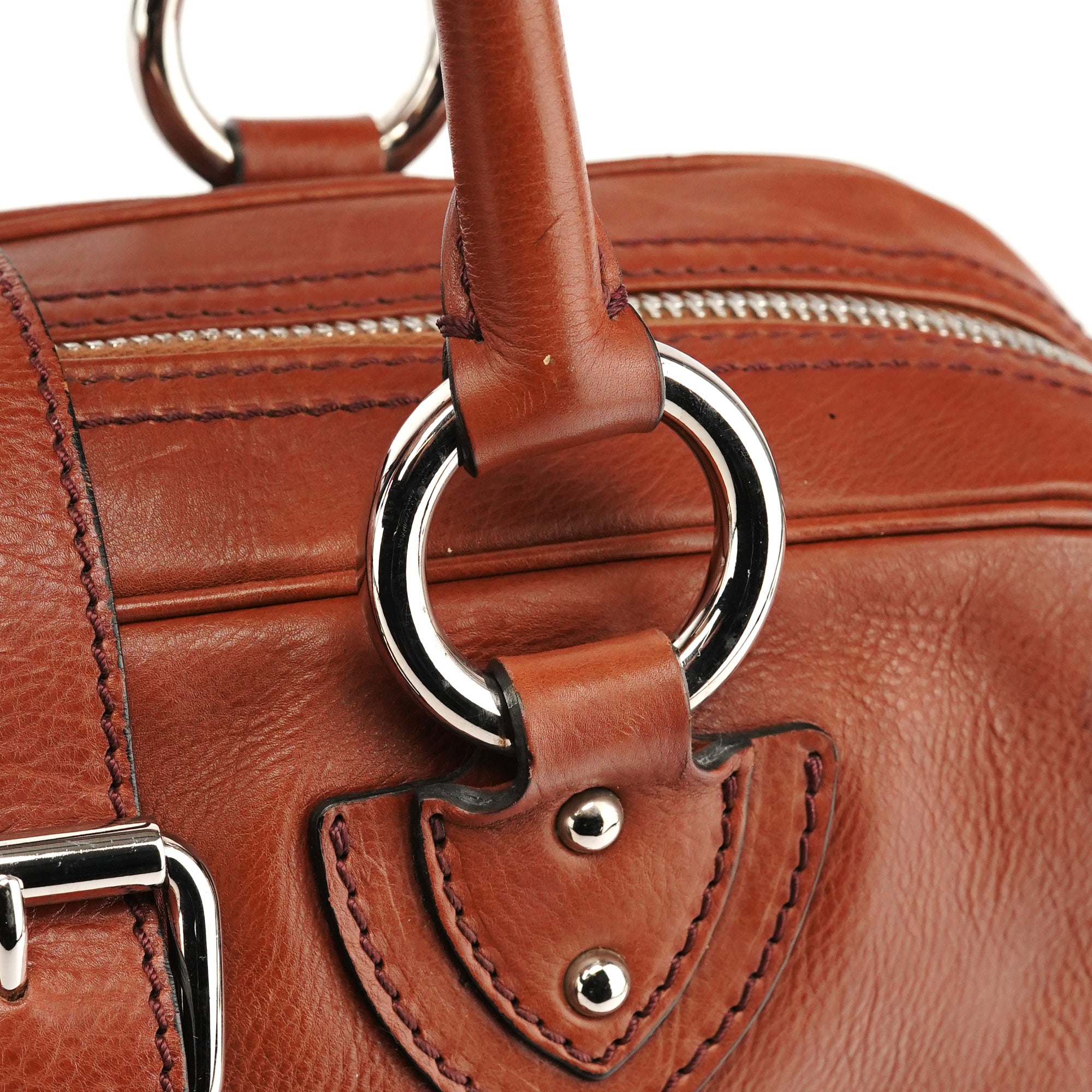 Marc Jacobs Sac cabas Venetia en cuir marron