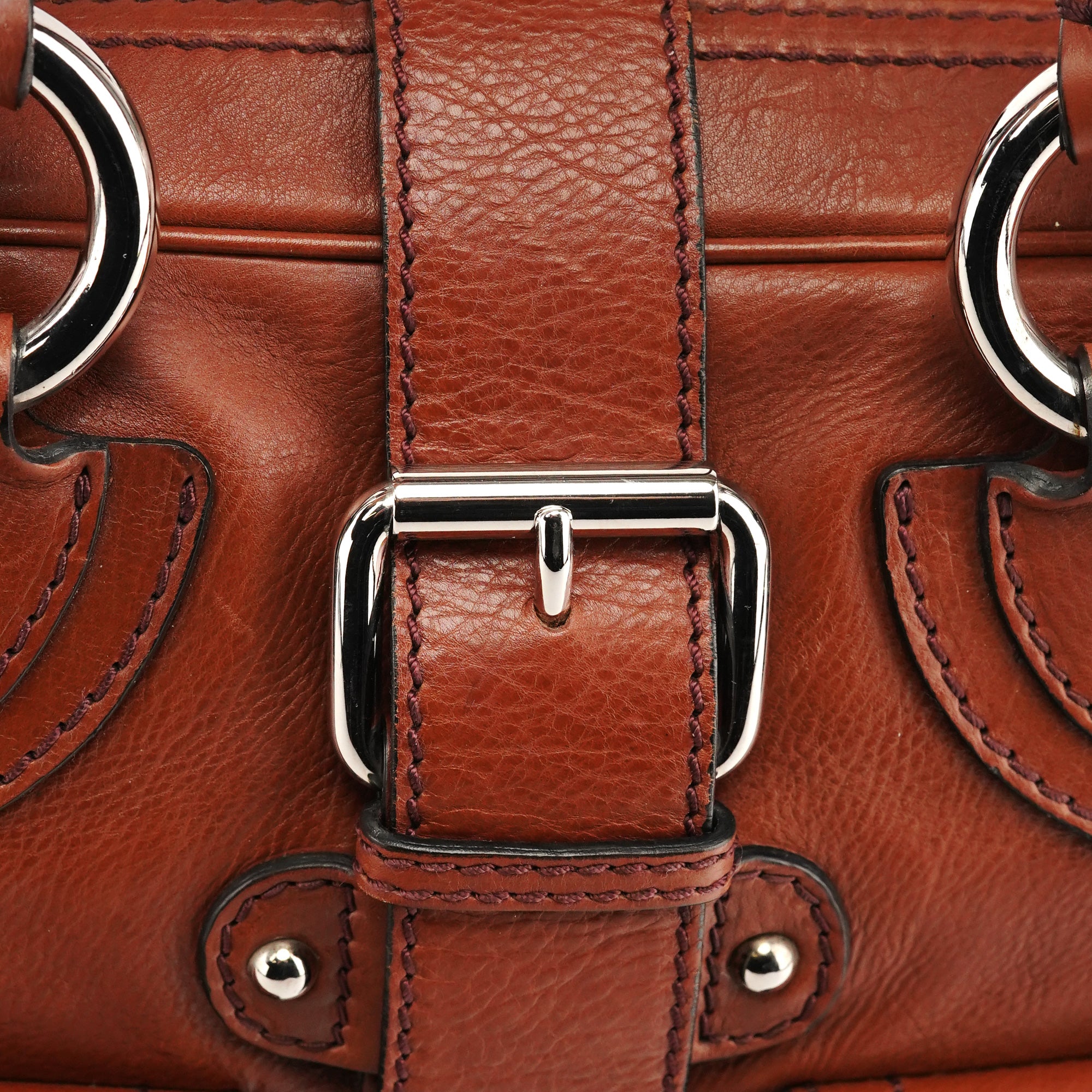 Marc Jacobs Sac cabas Venetia en cuir marron