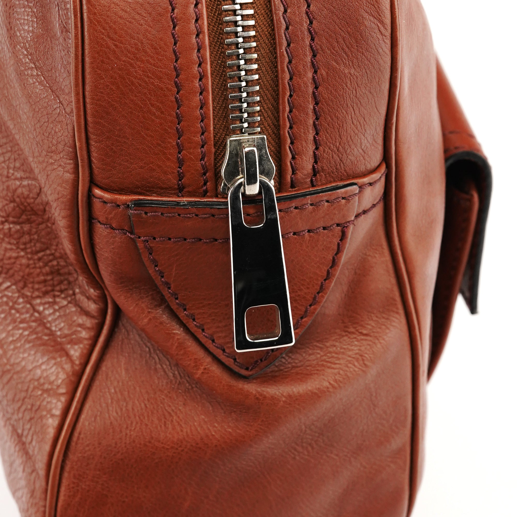 Marc Jacobs Sac cabas Venetia en cuir marron