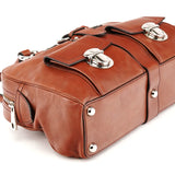 Marc Jacobs Sac cabas Venetia en cuir marron