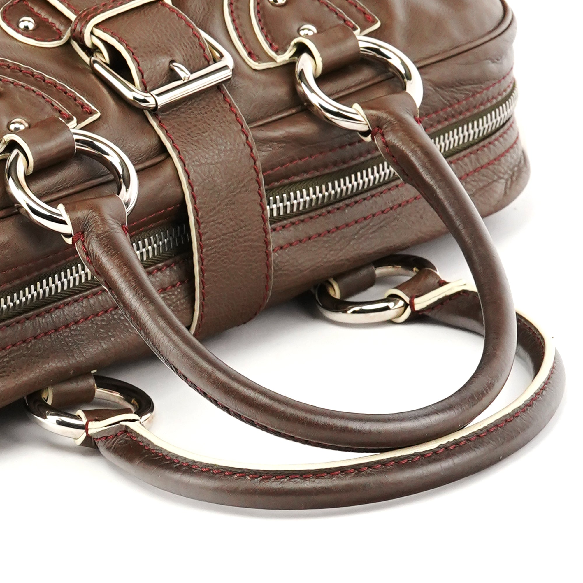 Marc Jacobs Sac cabas Venetia en cuir marron
