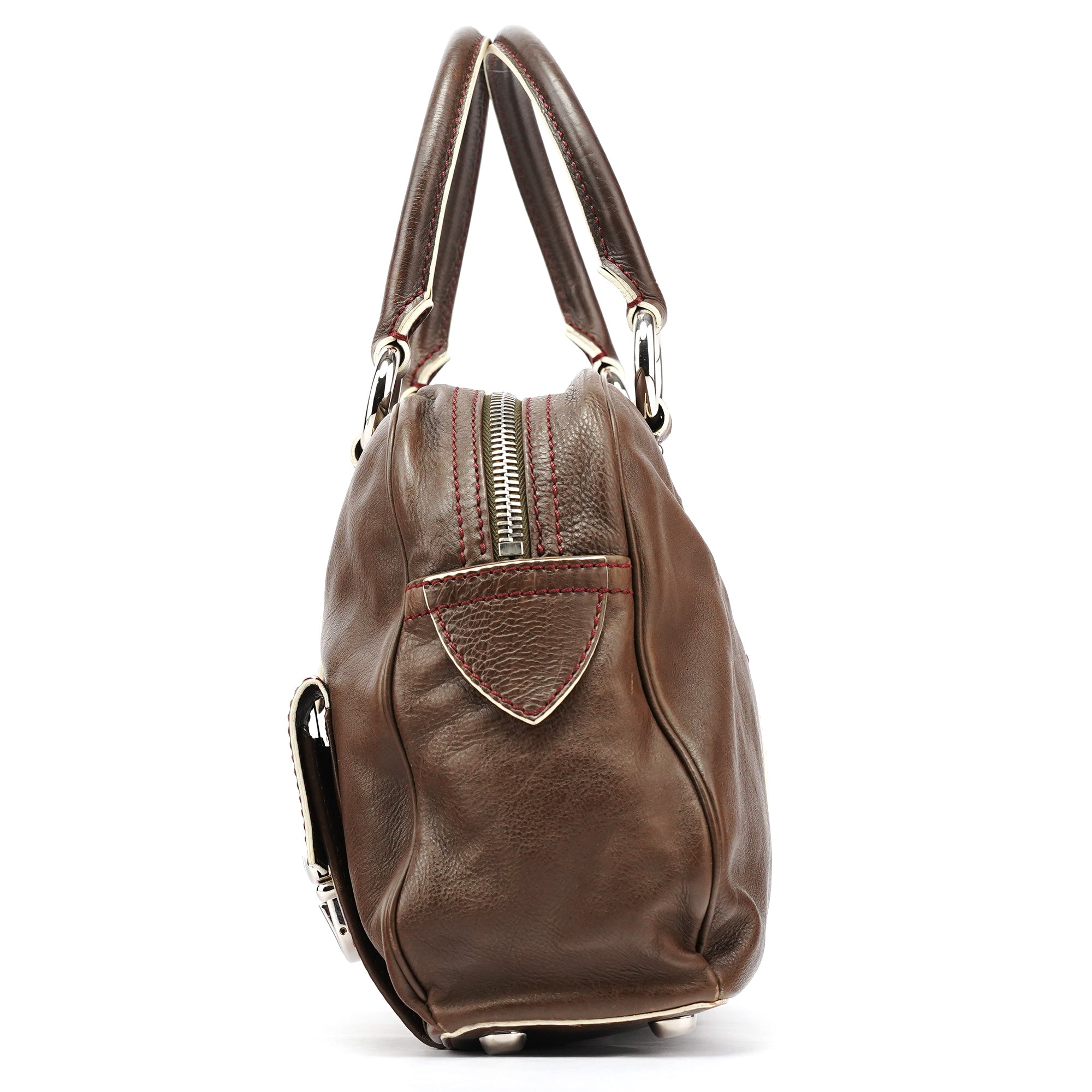 Marc Jacobs Sac cabas Venetia en cuir marron