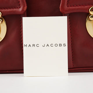 Marc Jacobs Burgundy Leather Blake Multi-Pocket Tote Bag
