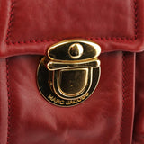 Marc Jacobs Burgundy Leather Blake Multi-Pocket Tote Bag
