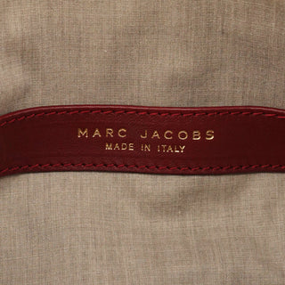 Marc Jacobs Burgundy Leather Blake Multi-Pocket Tote Bag
