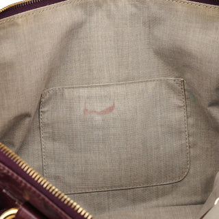 Marc Jacobs Burgundy Leather Pocket 2-Way Bag