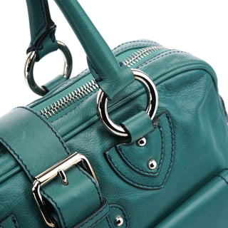 Marc Jacobs Green Leather Venetia Tote Bag