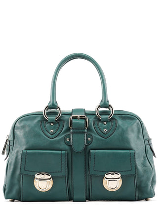 Marc Jacobs Green Leather Venetia Tote Bag