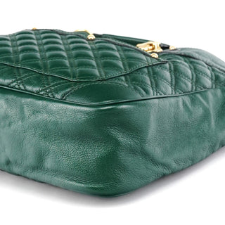 Marc Jacobs Green Quilted Leather Chain Shoulder Bag