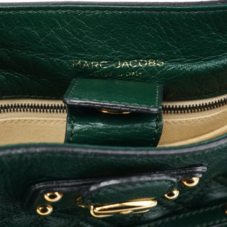 Marc Jacobs Green Quilted Leather Chain Shoulder Bag