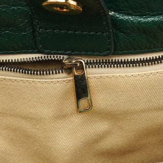 Marc Jacobs Green Quilted Leather Chain Shoulder Bag