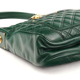 Marc Jacobs Green Quilted Leather Chain Shoulder Bag
