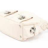 Marc Jacobs Ivory Leather Blake Multi-Pocket Shoulder Bag