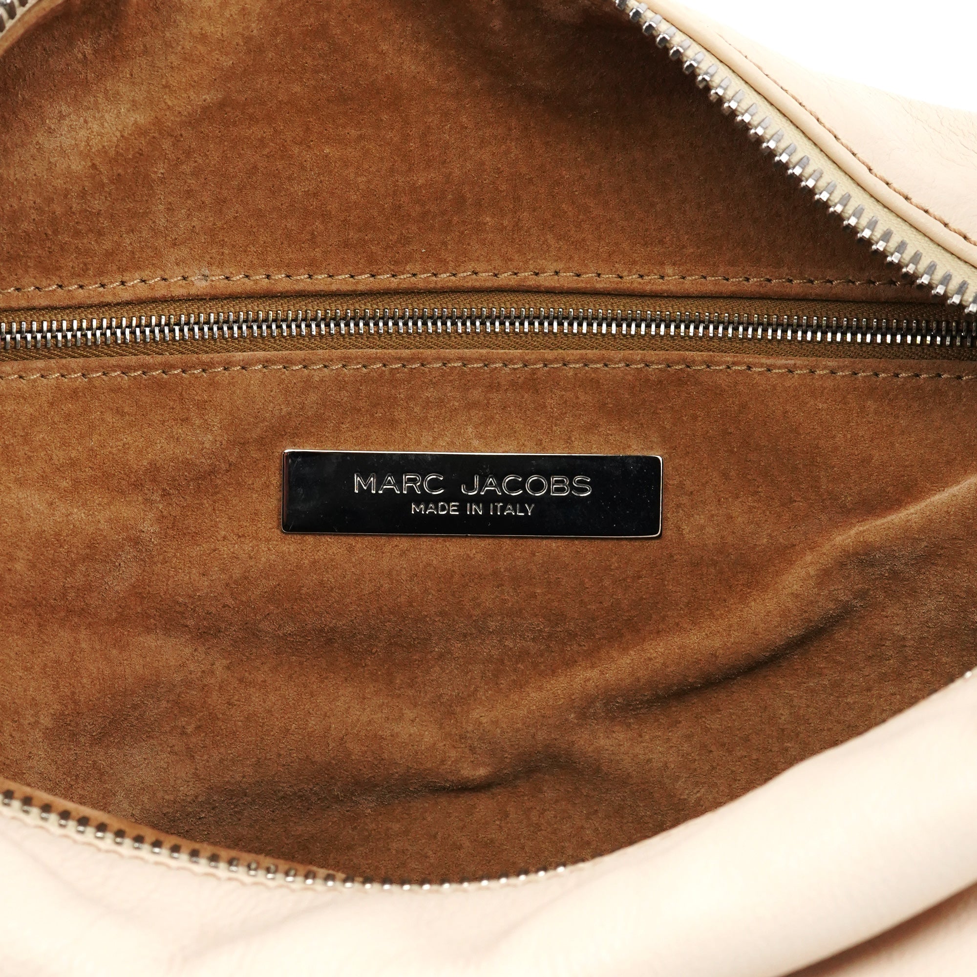 Marc Jacobs Ivory Leather Blake Multi-Pocket Shoulder Bag