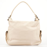 Marc Jacobs Ivory Leather Blake Multi-Pocket Shoulder Bag