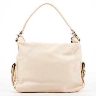 Marc Jacobs Ivory Leather Blake Multi-Pocket Shoulder Bag