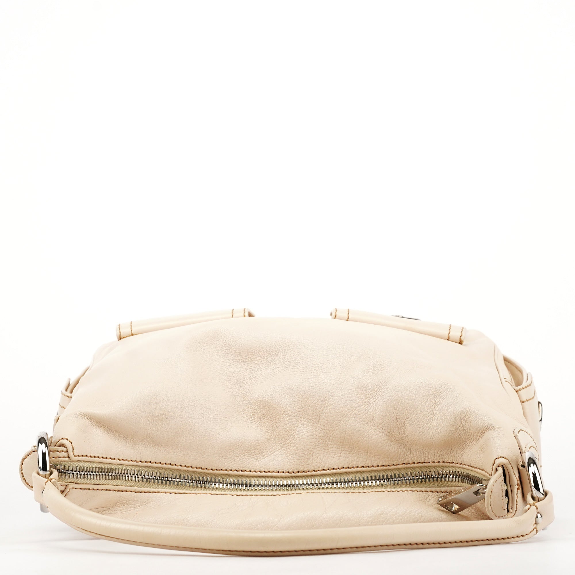 Marc Jacobs Ivory Leather Blake Multi-Pocket Shoulder Bag