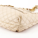 Marc Jacobs Ivory Quilted Leather Tote Bag