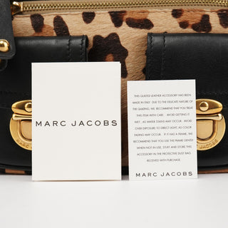 Marc Jacobs Leopard Print Calf Hair Pocket Shoulder Bag