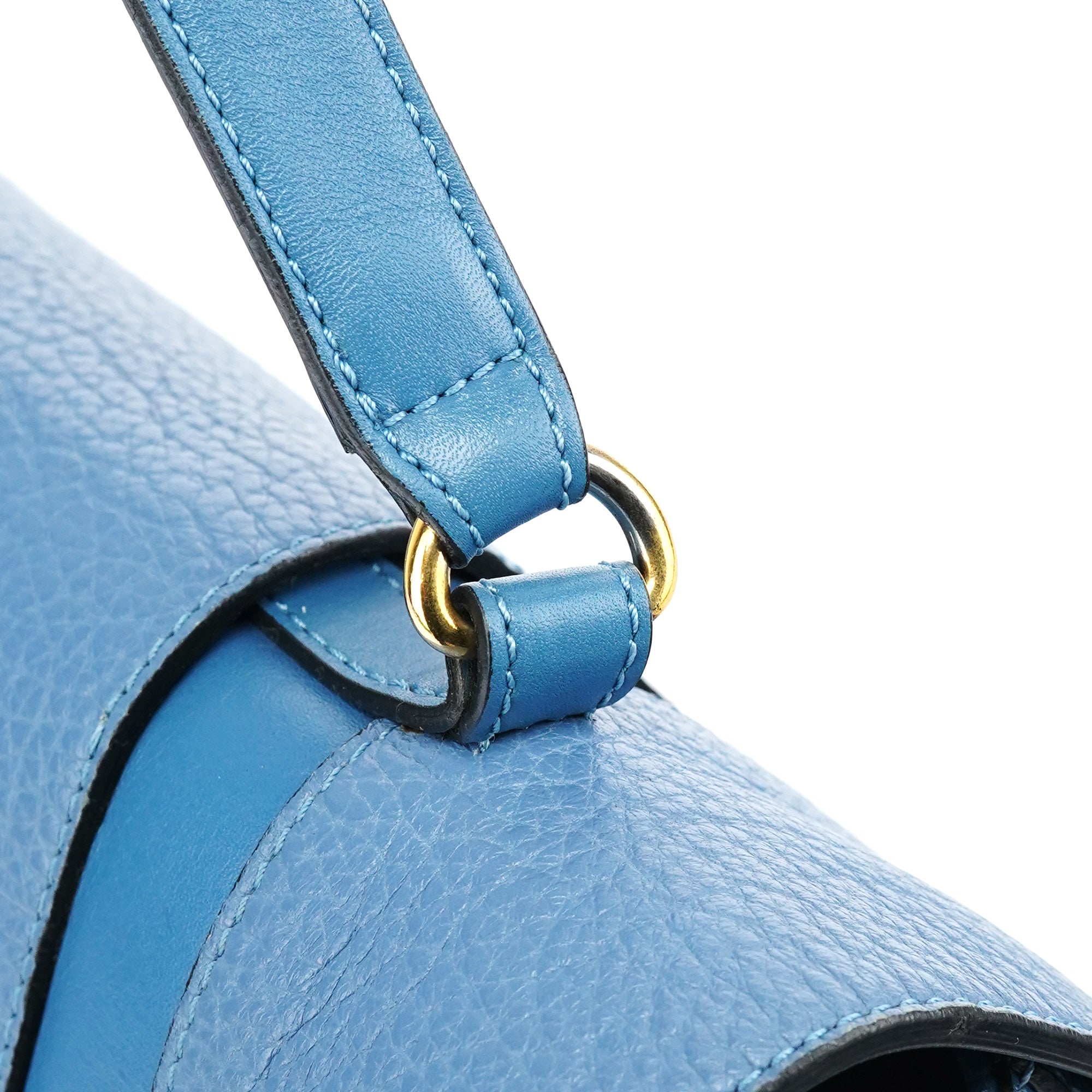 Marc Jacobs Sac deux portés en cuir bleu clair
