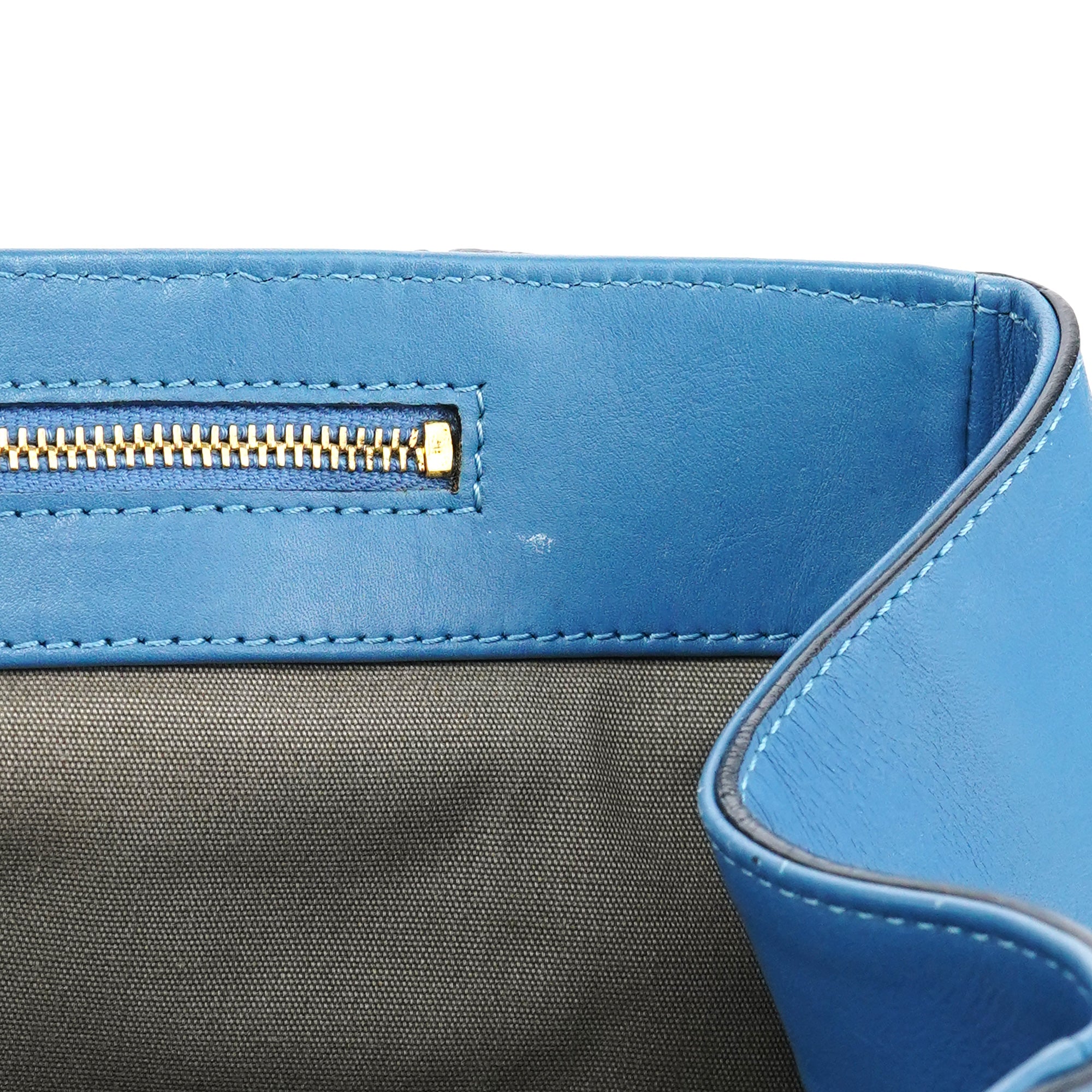 Marc Jacobs Sac deux portés en cuir bleu clair