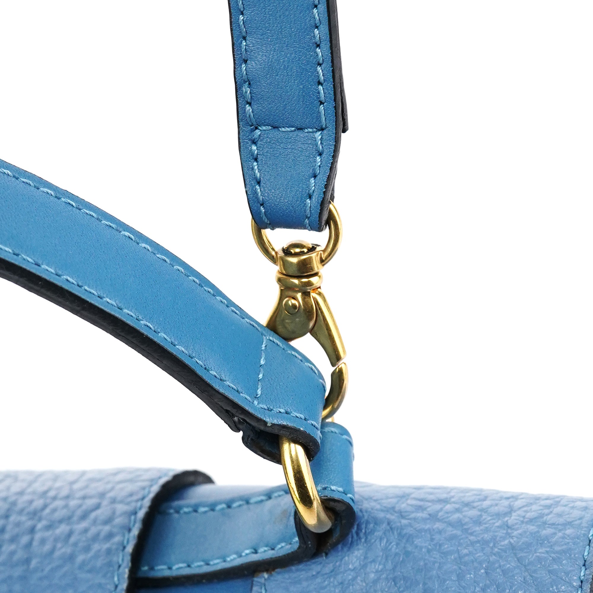 Marc Jacobs Sac deux portés en cuir bleu clair