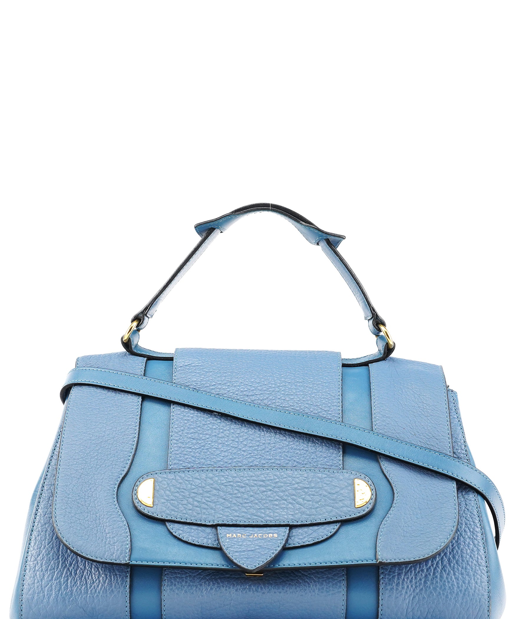 Marc Jacobs Sac deux portés en cuir bleu clair