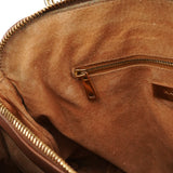 Marc Jacobs Light Brown Leather Multi Pocket Tote Bag