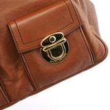 Marc Jacobs Light Brown Leather Multi Pocket Tote Bag