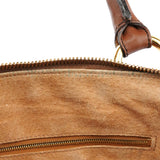 Marc Jacobs Light Brown Leather Multi Pocket Tote Bag