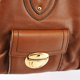 Marc Jacobs Light Brown Leather Multi Pocket Tote Bag