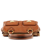 Marc Jacobs Light Brown Leather Multi Pocket Tote Bag