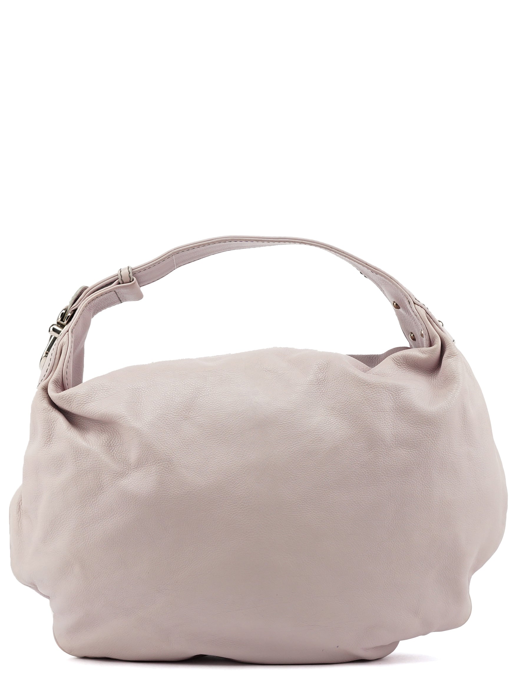 Marc Jacobs Light Pink Leather Buckle Hobo Bag