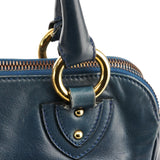 Marc Jacobs Navy Leather Multi-Pocket Tote Bag