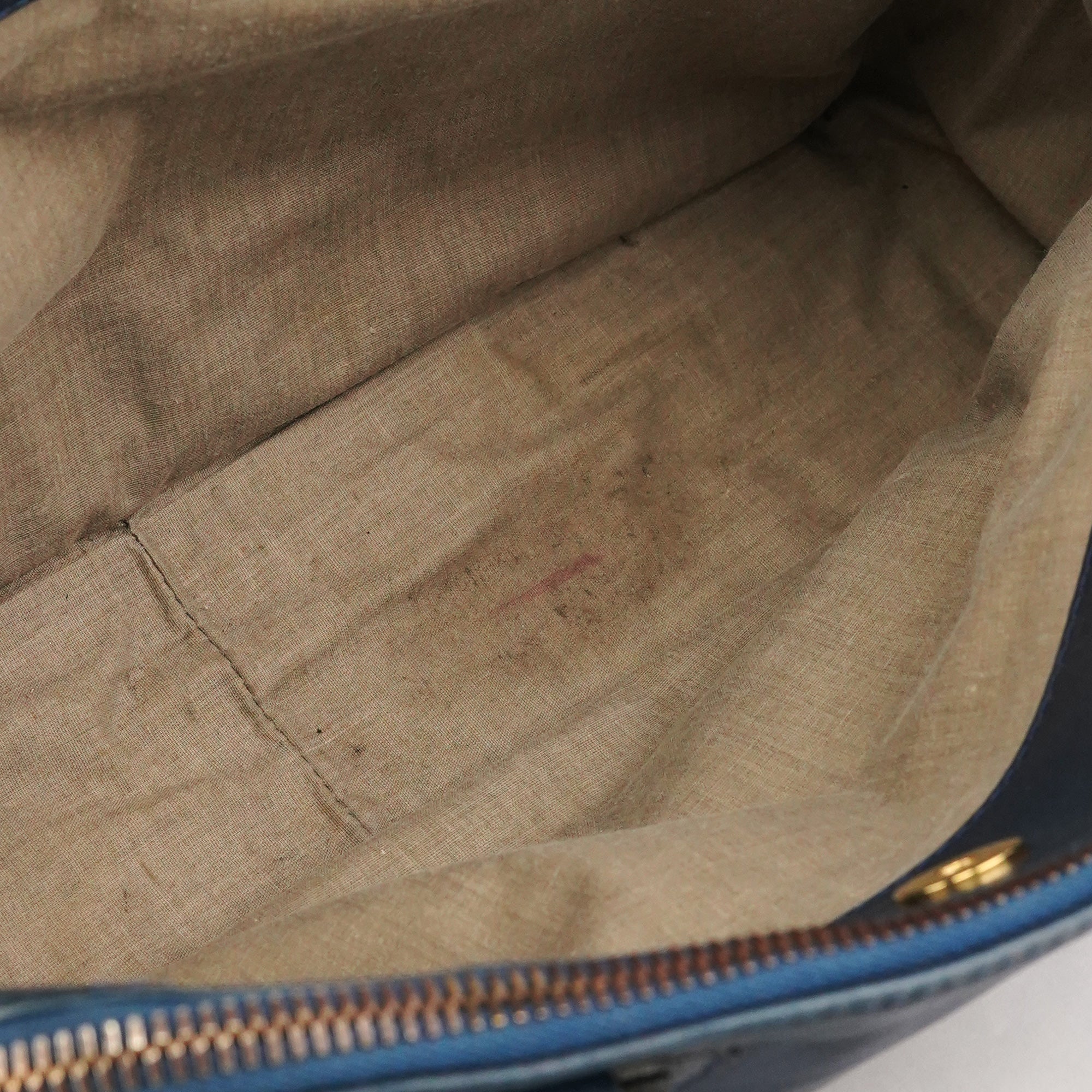 Marc Jacobs Navy Leather Multi-Pocket Tote Bag