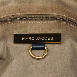 Marc Jacobs Navy Leather Multi-Pocket Tote Bag