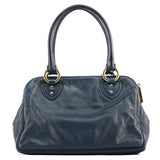 Marc Jacobs Navy Leather Multi-Pocket Tote Bag