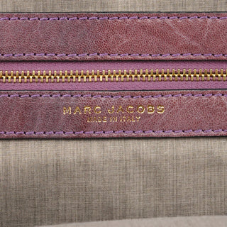 Marc Jacobs Pale Purple Quilted Leather Stam Shoulder Bag