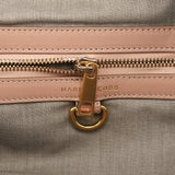 Marc Jacobs Pink Beige Quilted Leather Bowling Bag