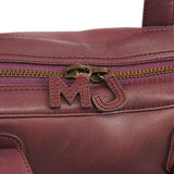 Marc Jacobs Borsa bowling con fibbie in pelle viola