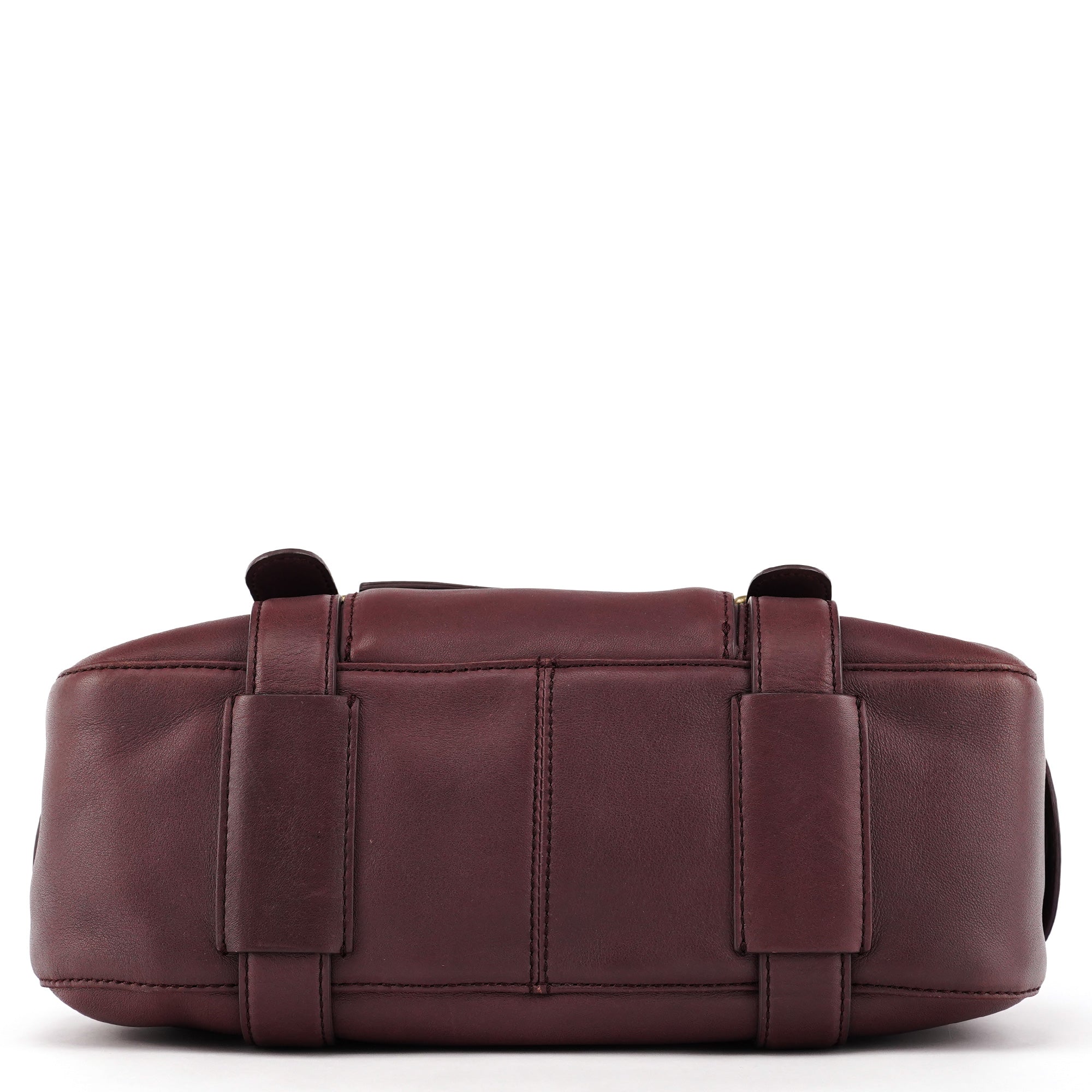 Marc Jacobs Borsa bowling con fibbie in pelle viola