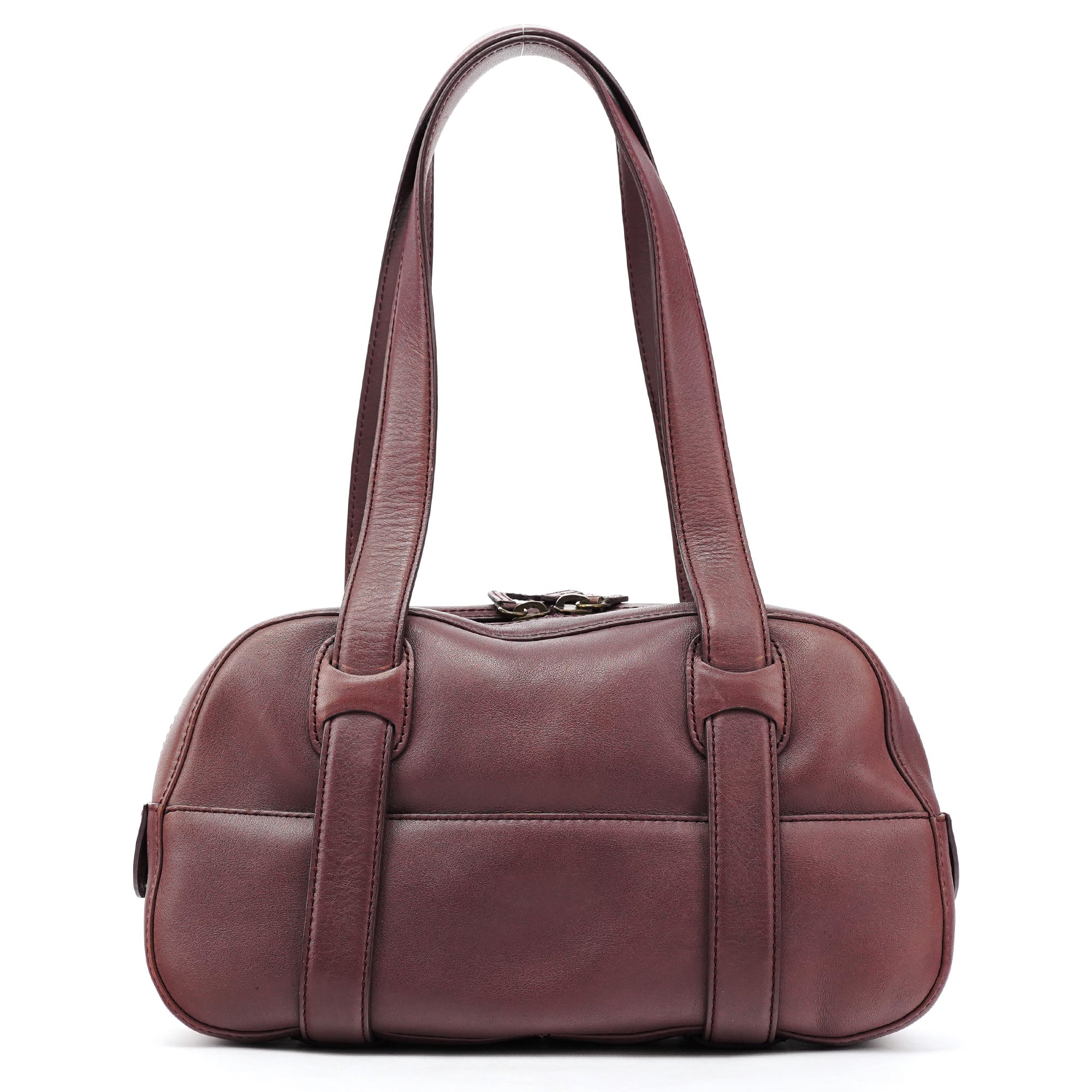 Marc Jacobs Borsa bowling con fibbie in pelle viola