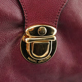 Marc Jacobs Purple Leather Buckle Shoulder Bag