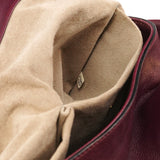 Marc Jacobs Purple Leather Buckle Shoulder Bag
