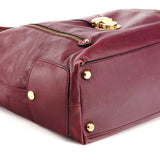 Marc Jacobs Purple Leather Buckle Shoulder Bag