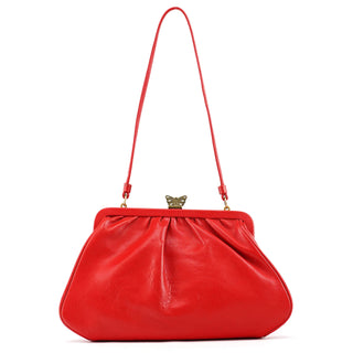 Marc Jacobs Red Leather Butterfly Shoulder Bag