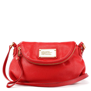 Marc Jacobs Red Leather Classic Q Baby Groovee Crossbody Bag